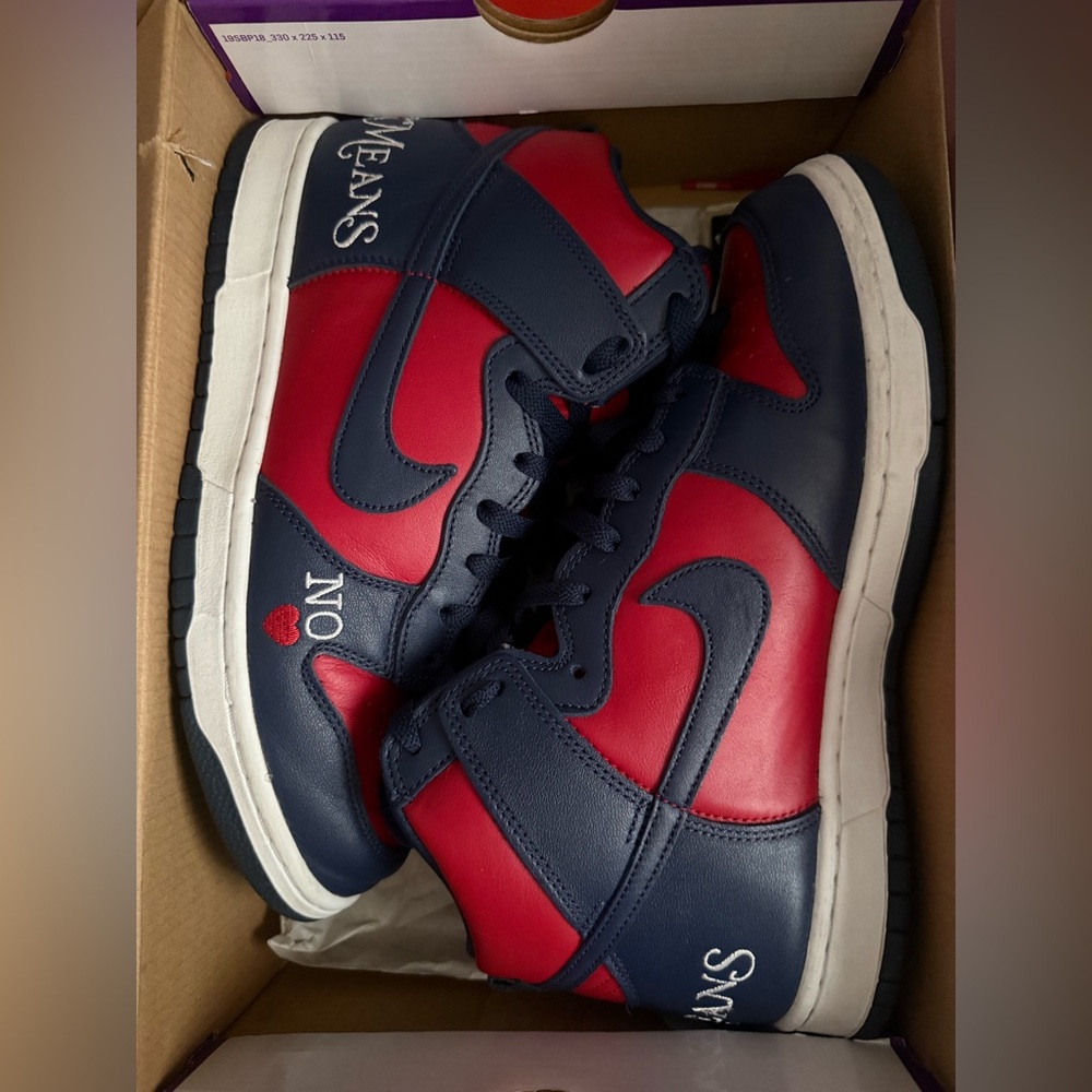Nike SB Dunk High Supreme By Any Means Navy